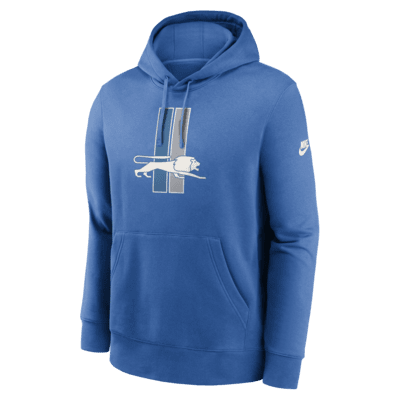 Detroit Lions Rewind Club Logo Men s Nike NFL Pullover Hoodie. Nike